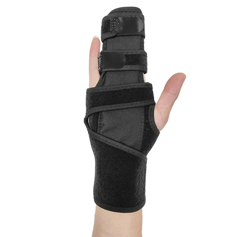 1-2Pcs Trigger Finger Splint Palm and Wrist Guards for 2/3 Finger Brace with Aluminum Hand Protector Arthritis Tendonitis